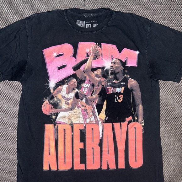 Miami Heat Bam Adebayo NBA Rap Graphic Tee - Picture 2 of 4
